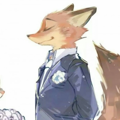 超甜！疯狂动物城朱迪尼克CP情侣头像高清合集（18张）