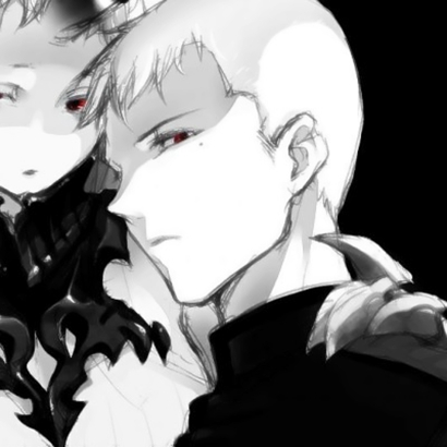 18张超拽黑暗系动漫情侣头像 高清无水印