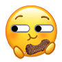聊天必备！小黄脸吃东西表情包合集