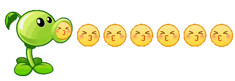 豌豆射手联名小黄脸！这套跨次元GIF表情包太会整活了