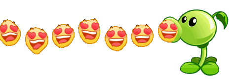 植物大战僵尸豌豆射手加速发射表情包来啦