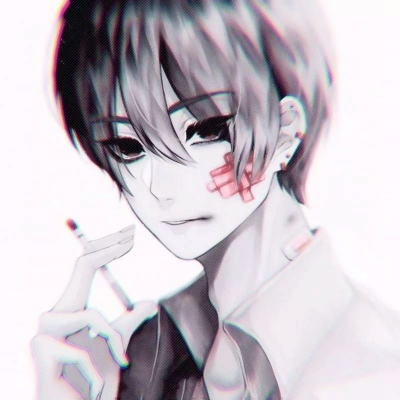 黑暗系拉满！12张一左一右黑白红瞳动漫情头合集