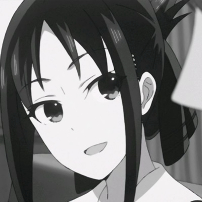 黑白丧系动漫情侣头像合集 18张高清图直接存