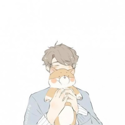 18组卡通风一男一女情侣头像合集