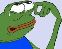 sad蛙裹在被子里偷偷哭 这套表情包太戳人了