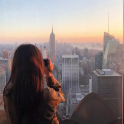 一对真人背影情侣头像来了！共两张高清实拍图