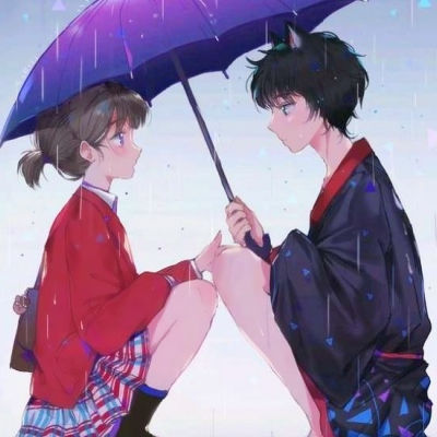 36张高清清新款！超可爱的动漫情侣头像来啦