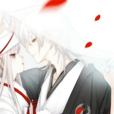 一左一右白衣古风情头！16张高清古风情侣头像合集