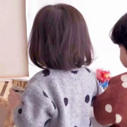 软萌小孩情侣头像来啦！22张呆萌一对两张高清图