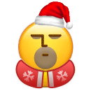 圣诞限定！小黄脸戴圣诞帽穿圣诞衣表情包合集