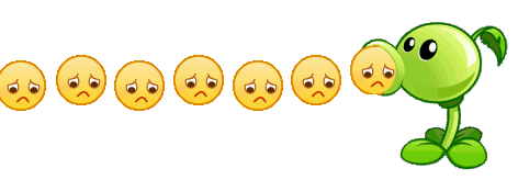 植物大战僵尸豌豆射手加速发射表情包来啦