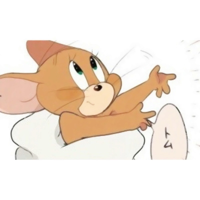 猫和老鼠情侣头像来啦！一左一右高清又搞笑，共28张杰瑞款情侣头像