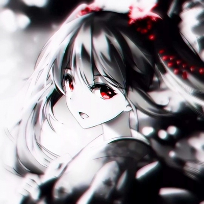 黑白丧系动漫情侣头像带血 10张超好看的漫画情头