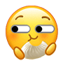 聊天必备！小黄脸吃东西表情包合集