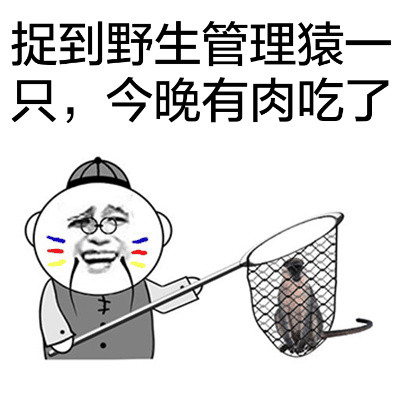 抓到野生管理啦！今晚终于有“肉”吃了