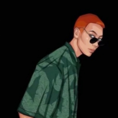 微信卡通情侣头像 冷酷一男一女酷感拉满（共12张）