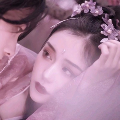 18张高清真人古风情侣头像 氛围感拉满