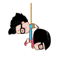 菜菜和饭饭的可爱情侣动态表情包