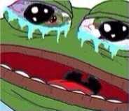 sad蛙裹在被子里偷偷哭 这套表情包太戳人了