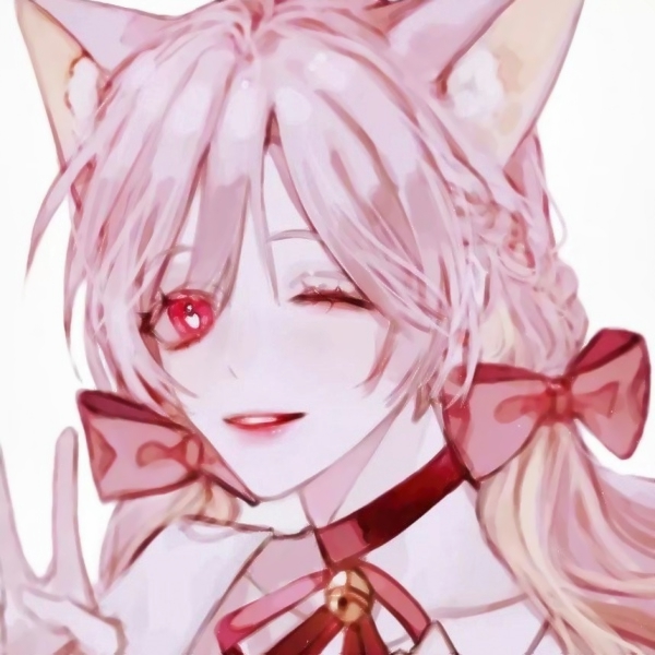 8组超甜猫耳动漫情头！超清唯美一对两张情侣头像