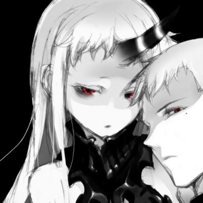 18张超拽黑暗系动漫情侣头像 高清无水印