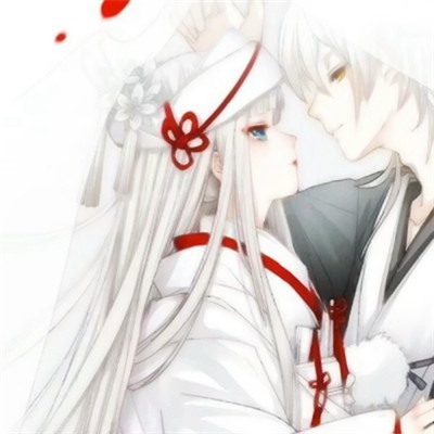 一左一右白衣古风情头！16张高清古风情侣头像合集