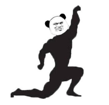 这套熊猫人剪影表情包，玩梗玩得太魔性了