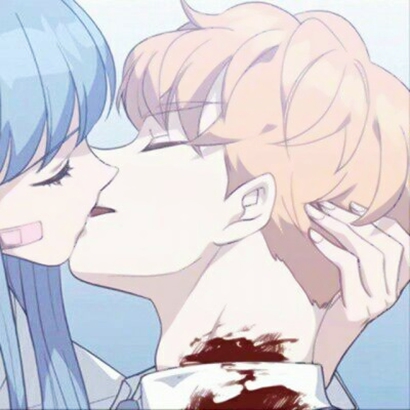 14张高清亲密动漫情侣头像 氛围感拉满