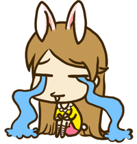 兔子头萌妹表情包合集来啦