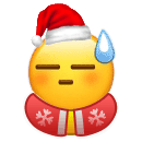 圣诞限定！小黄脸戴圣诞帽穿圣诞衣表情包合集