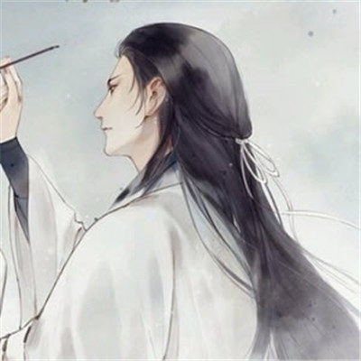 一左一右白衣古风情头！16张高清古风情侣头像合集