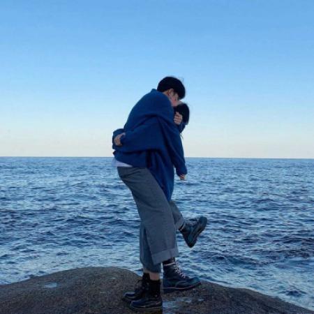 情侣空间真人露脸超甜头像合集 共14张高清图