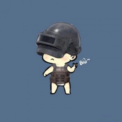 超萌吃鸡情侣头像一对！一左一右高清图共8张