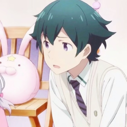 36张呆萌动漫情侣头像！一男一女分开款高清合集