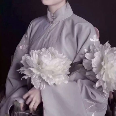 16组高清真人古风汉服情头 一对两张的古装情侣头像