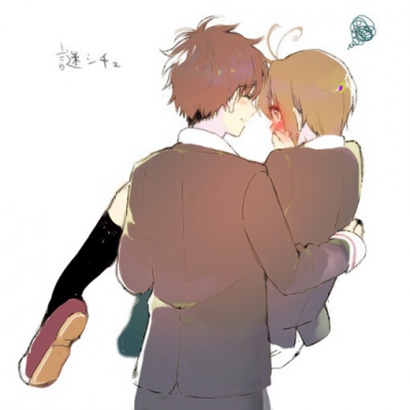 16组高清QQ动漫情侣头像 一人一张双人配对款