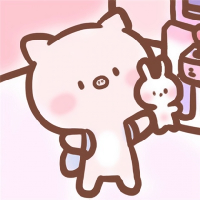 22张超萌可爱！呆萌卡通情侣微信头像合集