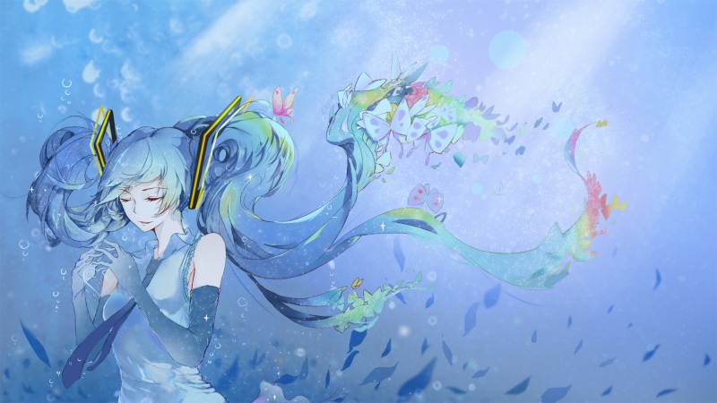 初音深海少女高清动漫壁纸 多款尺寸任你选
