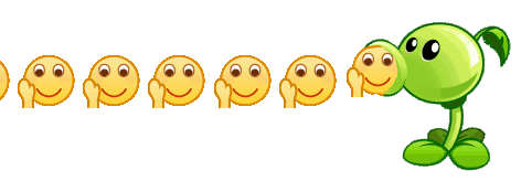 植物大战僵尸豌豆射手加速发射表情包来啦