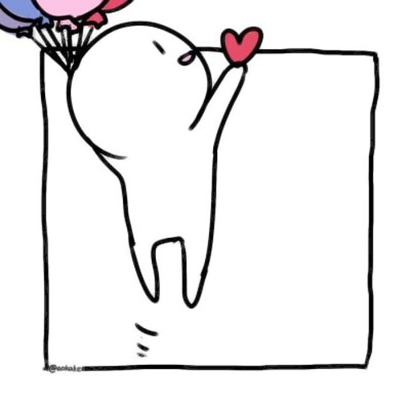 抖音上超火的小白人情侣头像来啦，共28张