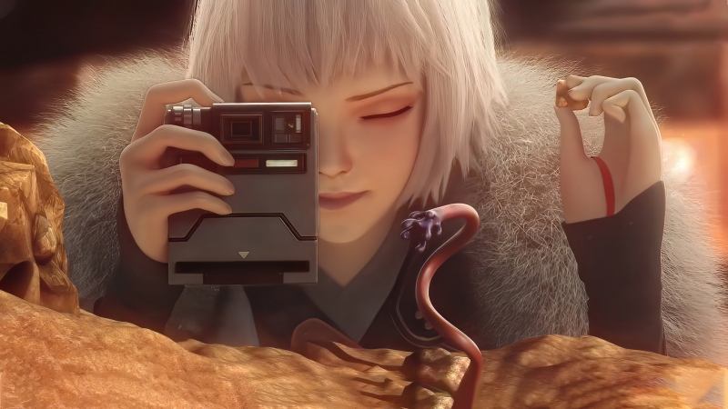 灵笼白月魁带相机的动漫壁纸 高清免费下载