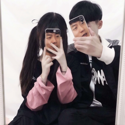 这里有16组好看的QQ真人情侣头像 高清一左一右两张一套