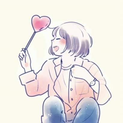 34组超萌动漫情侣头像 可爱卡通一对两张高清图