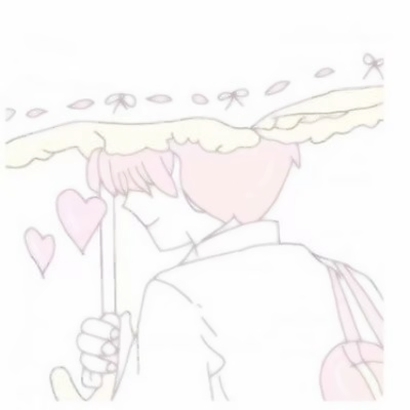 36张软萌浅粉卡通情侣头像 高清好看又可爱