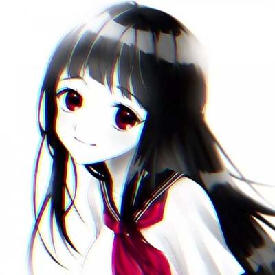 黑白丧系动漫情侣头像带血 10张超好看的漫画情头