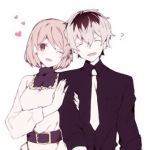 16组高清QQ动漫情侣头像 一人一张双人配对款