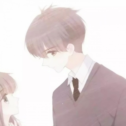 36张高清暖心动漫情侣头像 一男一女分开款QQ情头