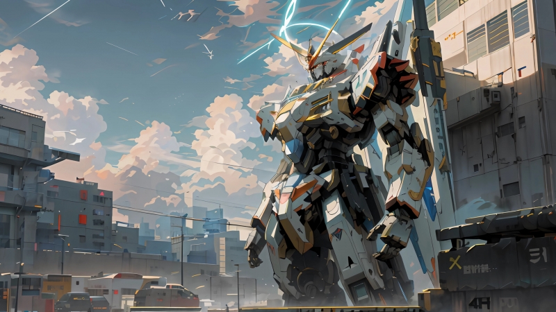 机甲战士主题高清电脑桌面壁纸合集