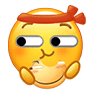 聊天必备！小黄脸吃东西表情包合集