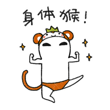 万事猴系列搞笑可爱猴表情包来啦
